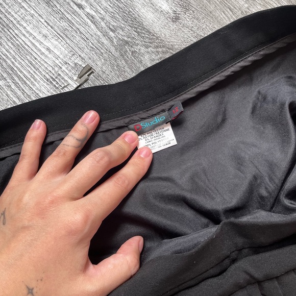 New with tag Black Short Skirt Preppy Vibe - Picture 3 of 6